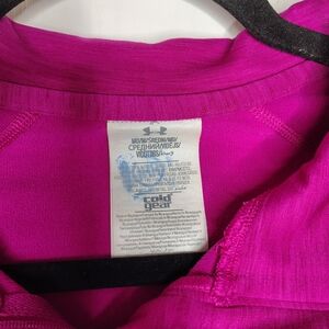Under Armour Hot Pink ColdGear Base Layer Top